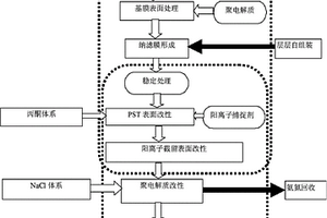 自組裝高鹽高氨氮廢水納濾分離膜的制備方法