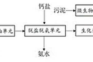 處理稀土或有色冶煉高鹽高COD廢水的系統(tǒng)及方法