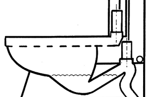 廢水暗抽式虹吸坐便器
