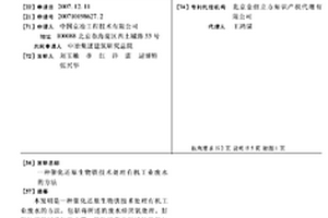 催化還原生物鐵技術(shù)處理有機工業(yè)廢水的方法