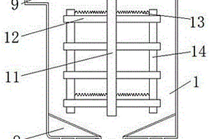 便于清理絮凝劑混合物的工業(yè)廢水處理裝置