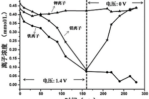 通過(guò)電吸附技術(shù)從工業(yè)廢水中選擇性去除Fe2+和/或Fe3+的方法