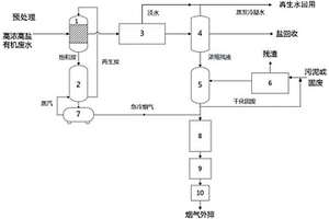 工業(yè)高鹽高濃有機(jī)廢水零排放的處理系統(tǒng)