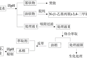 N-(1-乙基丙基)-3, 4-二甲基苯胺生產(chǎn)廢水的資源化處理方法