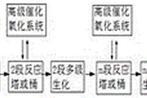 高級(jí)氧化和多級(jí)生化組合的廢水處理系統(tǒng)及工藝方法