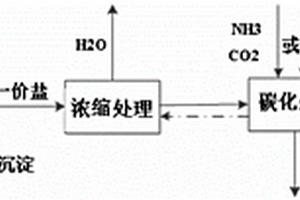 利用含鹽廢水聯(lián)產(chǎn)純堿和氯化銨的方法