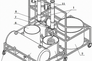 多級(jí)NACE管式膜濃縮重金屬?gòu)U水的試驗(yàn)裝置