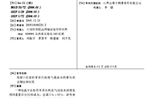 低溫干法處理苯系有機(jī)廢氣或廢水的催化劑及制法和應(yīng)用