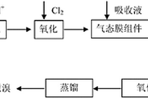 從含溴料液或廢水中提取/富集溴素的方法