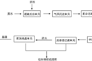 高COD高含鹽難生化廢水的處理系統(tǒng)