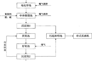 DNT生產(chǎn)廢水復(fù)合處理系統(tǒng)及其處理方法