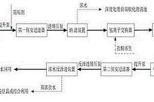 對(duì)煤化工產(chǎn)生的濃鹽廢水處理工藝