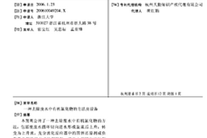 去除廢水中有機(jī)氯化物的方法及設(shè)備