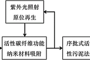 利用活性碳纖維功能納米材料進行印染廢水處理的方法