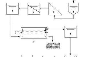 去除生活廢水中陰離子表面活性劑的處理系統(tǒng)