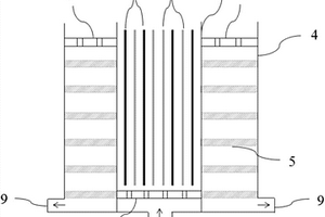 圓筒式電催化-生物膜聯合廢水處理反應器