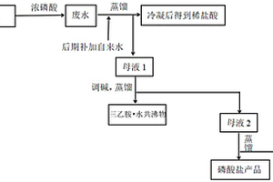 分離廢水中氯化物和磷酸鹽的方法