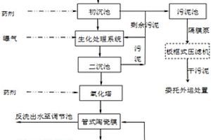 用于印染廢水反滲透處理達(dá)到回用標(biāo)準(zhǔn)的系統(tǒng)