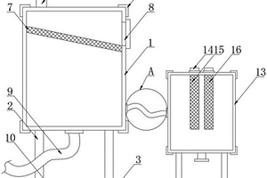 紡織機(jī)用廢水多級處理機(jī)構(gòu)