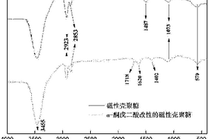 α-酮戊二酸改性的磁性殼聚糖、制備方法及其在含鎘廢水處理領(lǐng)域中的應(yīng)用