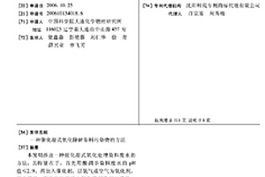 催化濕式氧化降解染料污染物的方法