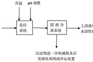 高濃度干擾物廢水中Ca<sup>2+</sup>和SO<sub>4</sub><sup>2-</sup>的沉淀方法