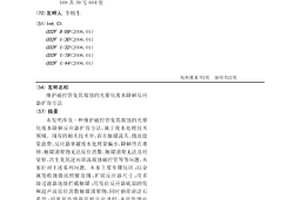 維護磁控管免其腐蝕的光催化廢水降解反應器擴容方法