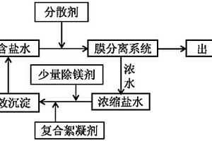 高含鹽廢水自沉淀預(yù)處理方法