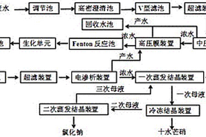 煤化工含鹽廢水零排放處理方法