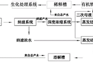 高含鹽廢水蒸發(fā)母液的處理方法及系統(tǒng)