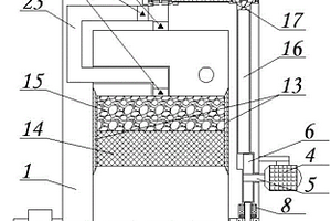 耦合生物膜電化學(xué)用具有自吸過濾式的廢水處理裝置