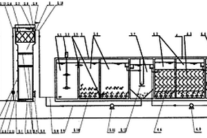 同步生物反硝化反硫化及自養(yǎng)生物脫氮處理制藥廢水的裝置