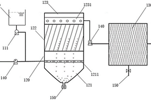 用于去除廢水中有機物的中試裝置