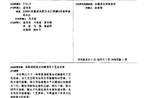 草漿造紙廢水閉路循環(huán)工藝及設(shè)備