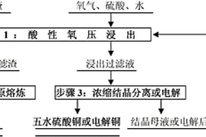 粗錫除銅渣直接酸性氧壓浸出處理方法