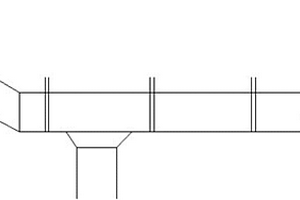 廠區(qū)內(nèi)高空除臭管路裝置