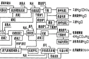 鋼鐵冶煉鎂法脫硫液聯(lián)產(chǎn)硫酸銨的系統(tǒng)