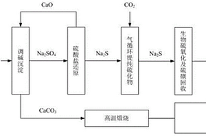 基于生物脫硫的硫酸鈣生物處理再生方法