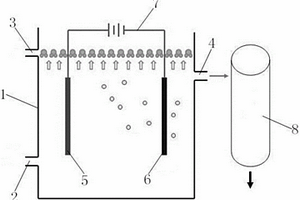 用于電化學處理重金屬污水的裝置