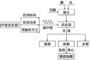 超聲波輔助皂腳加壓水解一步轉(zhuǎn)化脂肪酸的方法