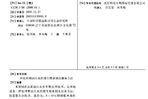 處理稠油污水的微生物菌劑及制備方法