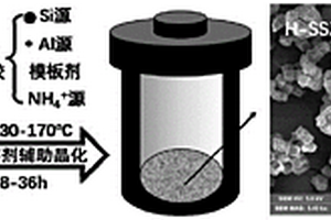 高效快速合成的H-SSZ-13型分子篩方法