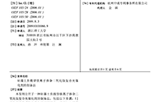 硅藻土負載型鐵離子摻雜二氧化鈦復(fù)合光催化劑的制備法