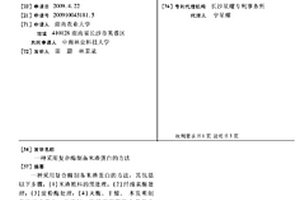 采用復(fù)合酶制備米渣蛋白的方法