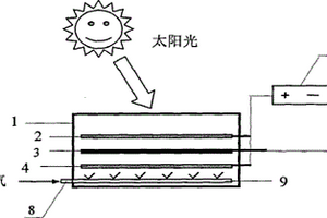 太陽(yáng)能光電催化氧化水中有機(jī)物的裝置