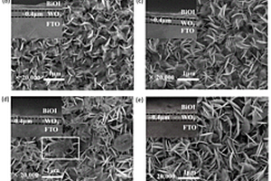 BiOI/WO<Sub>3</Sub>異質結高效光電催化電極的制備方法、產品及應用