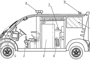 消防聯(lián)防及環(huán)保清洗一體的多功能電動(dòng)巡邏車