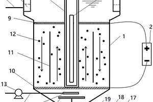 光催化三維電解流化床反應(yīng)器