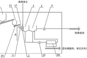 利用固體廢物進(jìn)行厭氧消化廢水除磷的設(shè)備及處理工藝