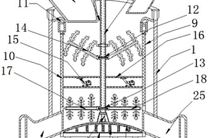 處理固體廢棄物用輔助混勻的反應(yīng)釜